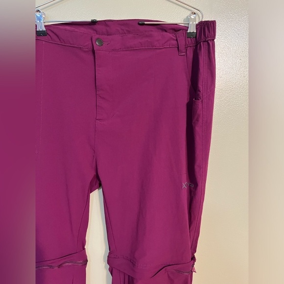 Arctix Womens Purple Convertible Zip Of Legs Active Wear Stretch Pants Size 1X - Picture 4 of 16